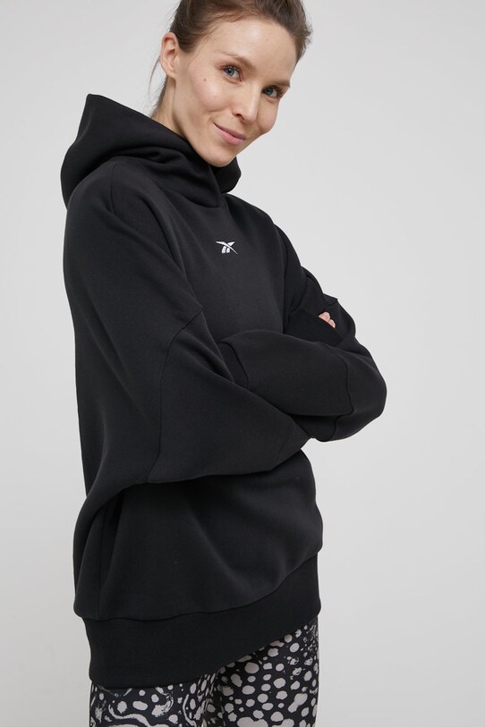Спортивная кофта Reebok Studio Recycled H51828 чёрный SS22