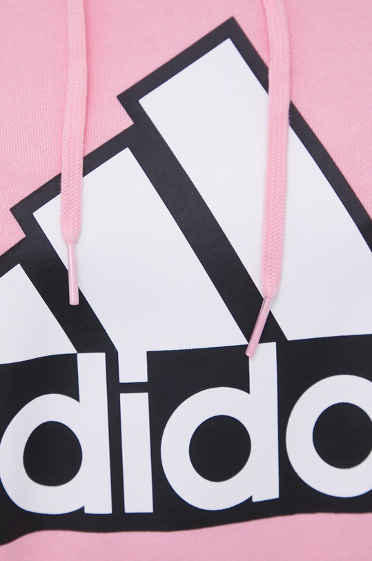 adidas bluza bawełniana HC9174 HC9174 różowy