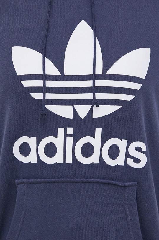 adidas Originals Bluza bawełniana HE6951 HE6951 granatowy