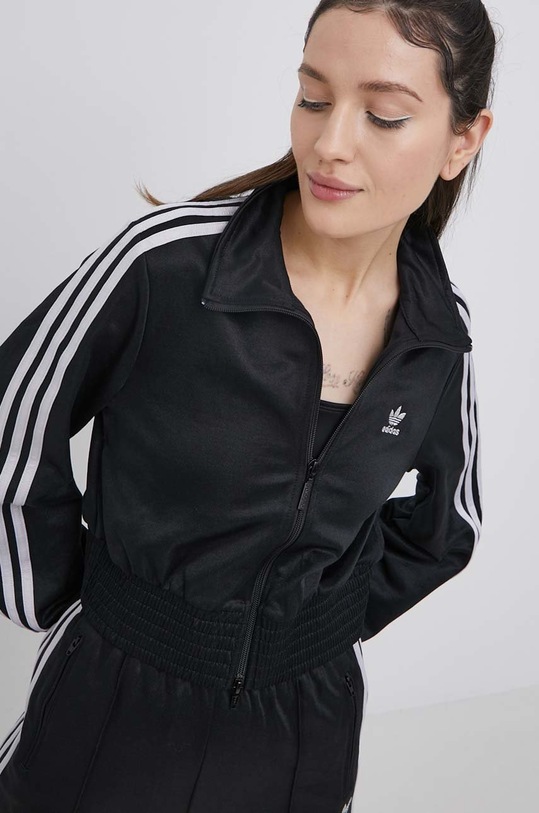 Mikina adidas Originals Adicolor HF7535 bez kapucne čierna HF7535