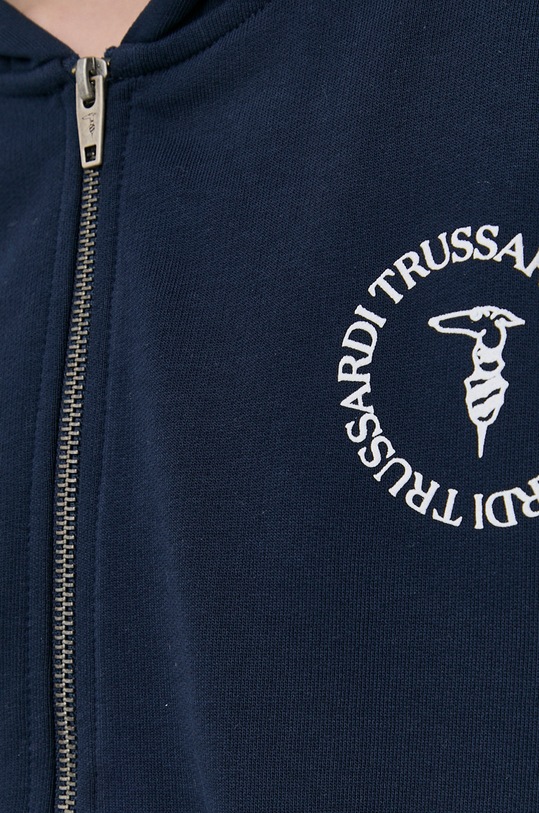 Trussardi bluza bawełniana 56F00193.1T005813 granatowy