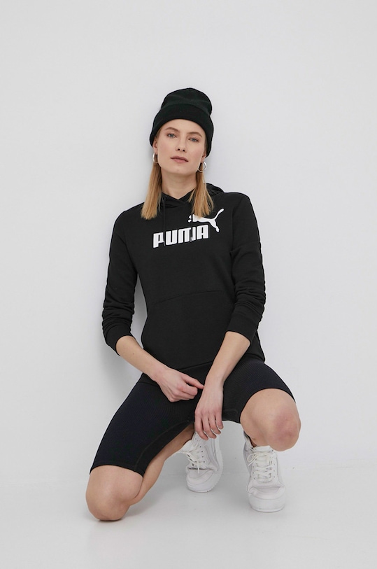 Mikina Puma 58679101 s elastanom čierna 58679101