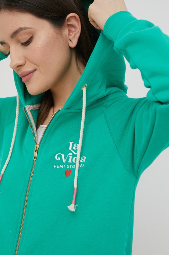 Femi Stories bluza Harun HARUN.GRN.SS22 zielony