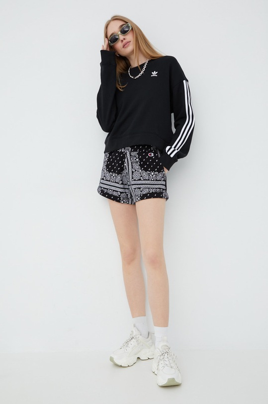 Pamučna dukserica adidas Originals Adicolor HC2064 crna AW22