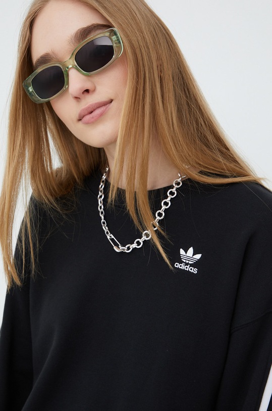 Pamučna dukserica adidas Originals Adicolor crna HC2064