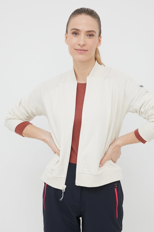 Mikina Columbia bez kapuce béžová 1992454