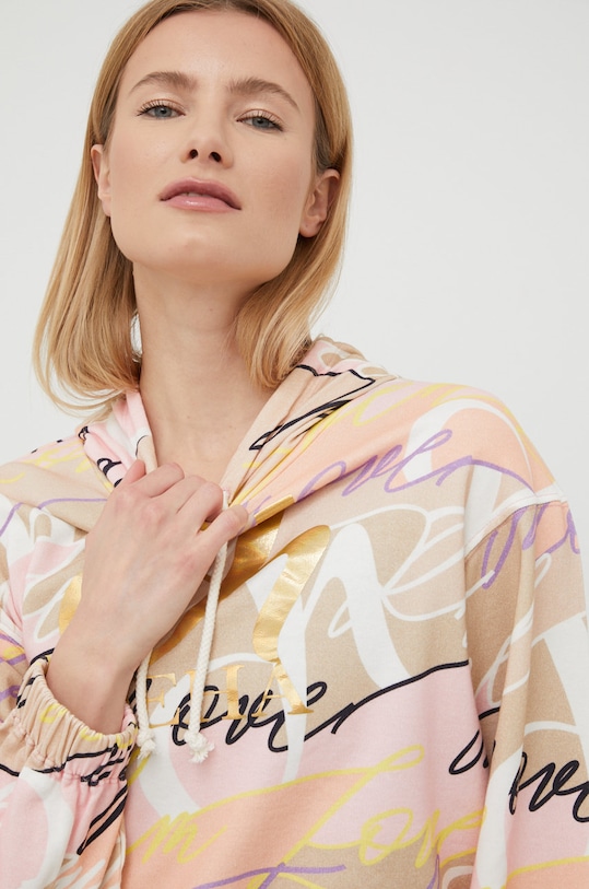 Deha bluza bawełniana multicolor B64111.55710