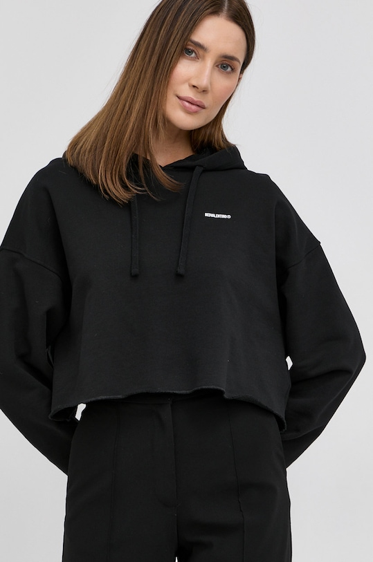 Pamučna dukserica Red Valentino crna XR3MF08Z6DS