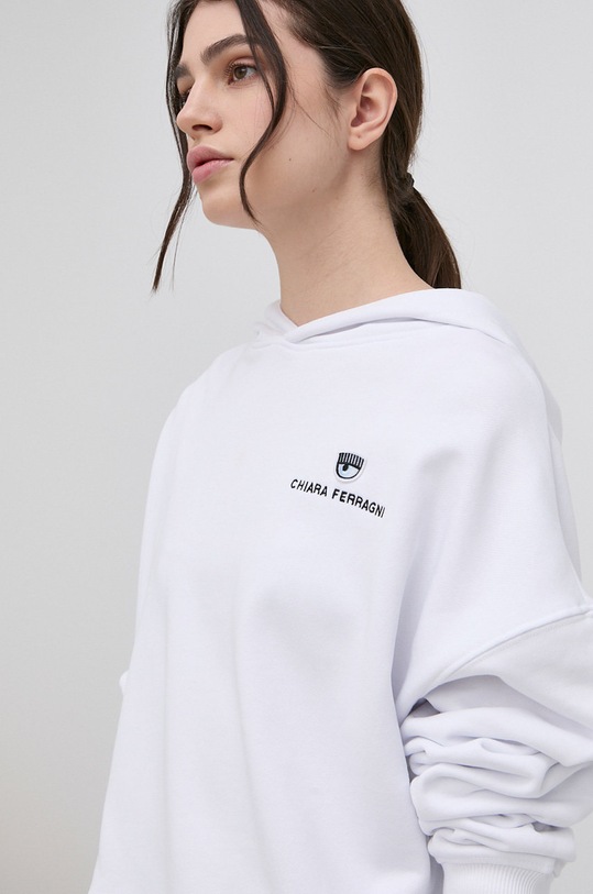 Chiara Ferragni bluza bawełniana 72CBIT18 biały
