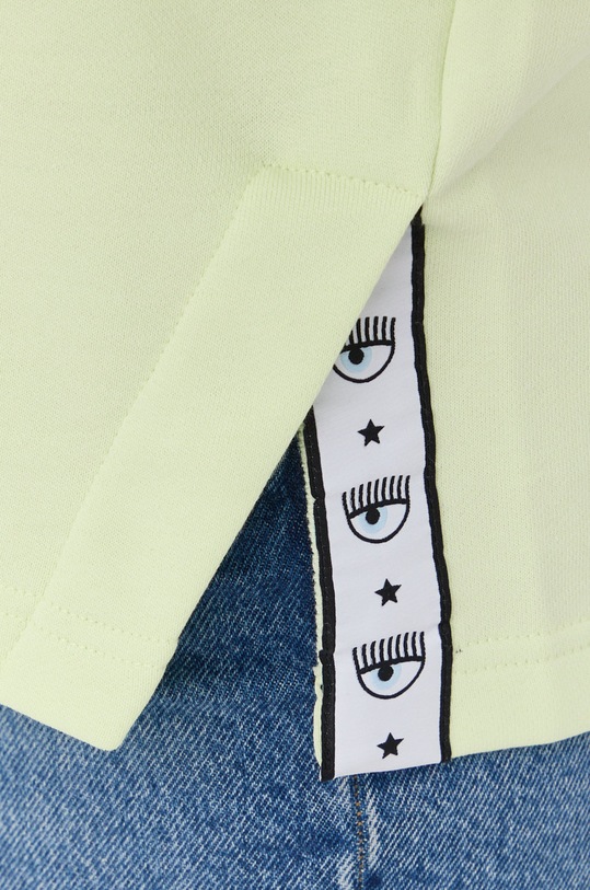 Chiara Ferragni hanorac de bumbac 72CBIT06 verde