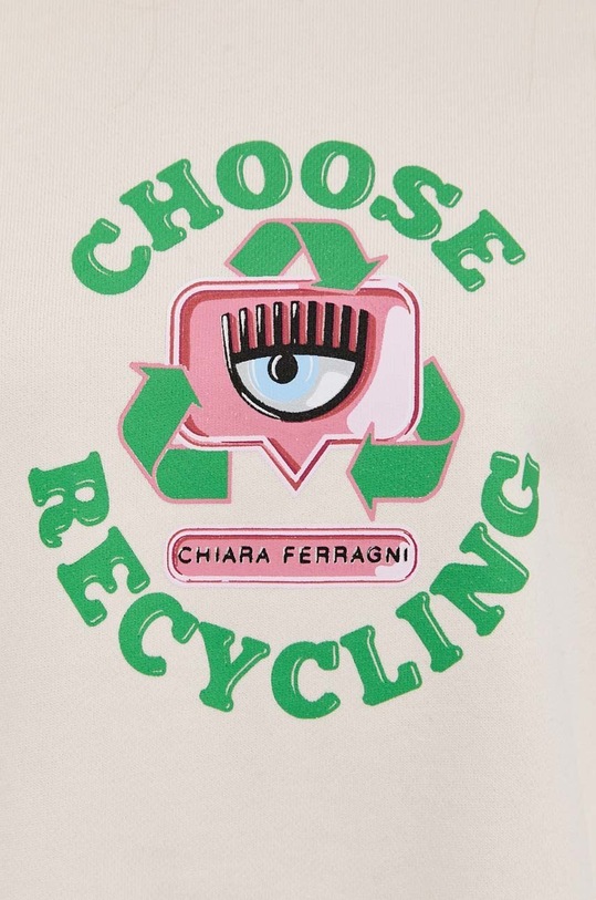 Chiara Ferragni felső 72CBIF03 bézs