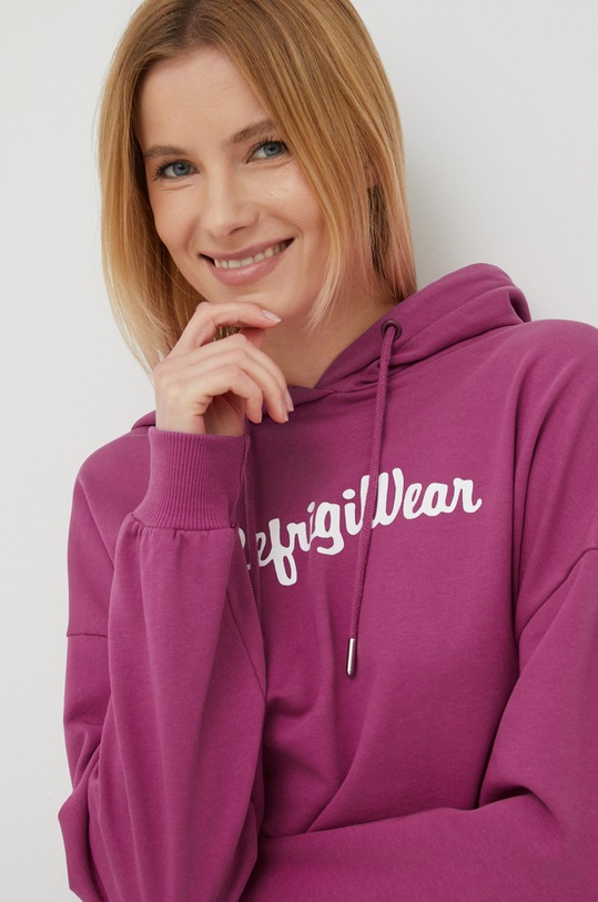 Bavlněná mikina RefrigiWear růžová R05200.FH9122