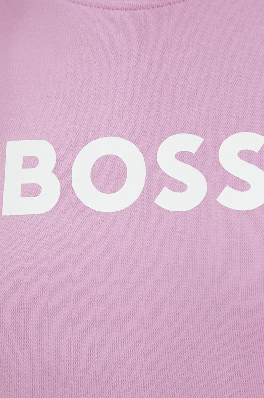 BOSS bluza bawełniana 50468357 różowy