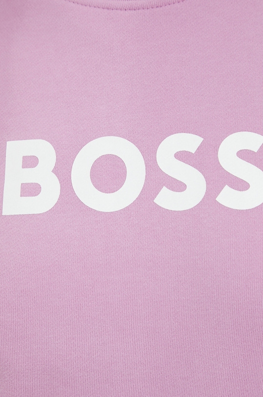 Βαμβακερή μπλούζα BOSS 50468357 ροζ