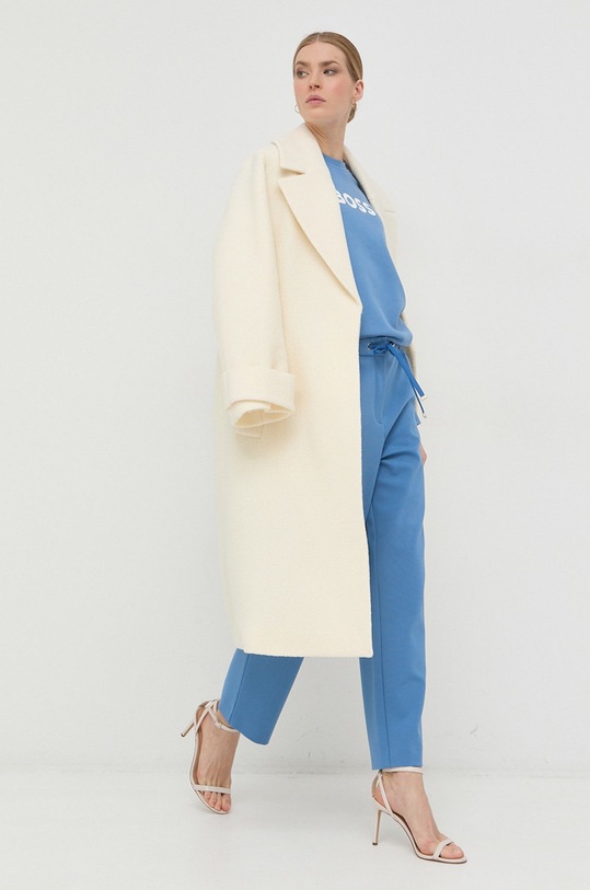 BOSS bluza bawełniana 50468357 niebieski AA00