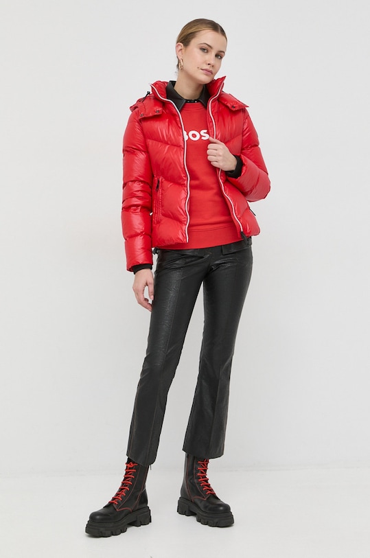 BOSS bluza bawełniana 50468357 50468357 czerwony AA00