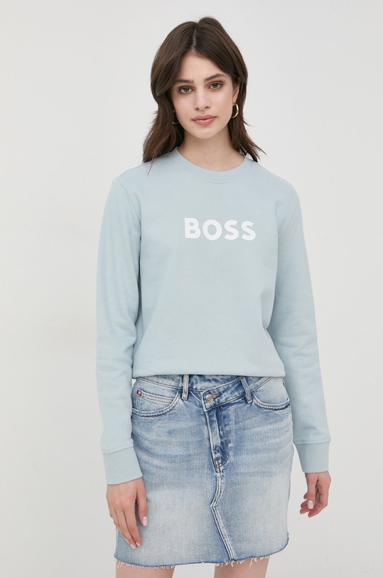 BOSS bluza bawełniana 50468357 50468357 niebieski AA00