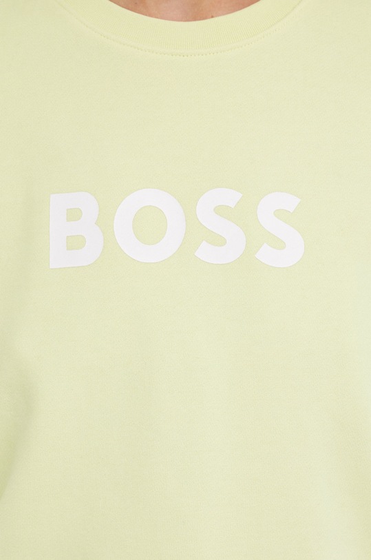 BOSS bluza bawełniana 50468357 zielony