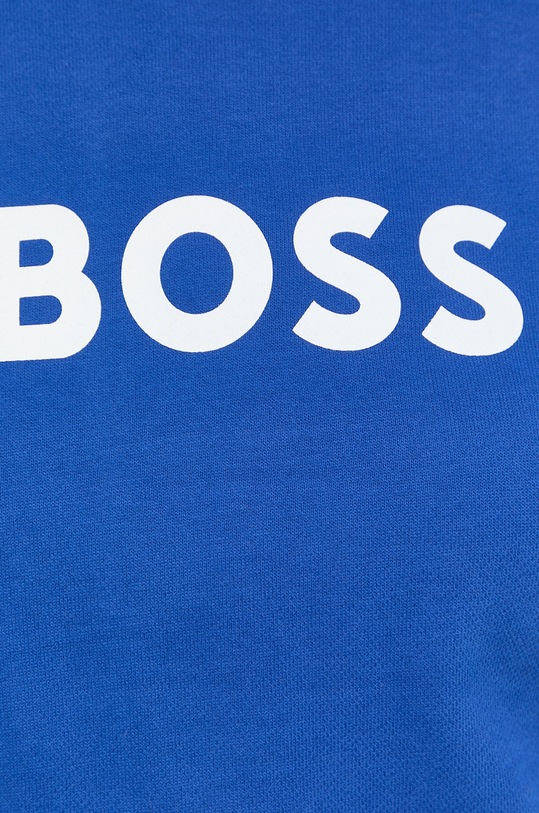 BOSS bluza bawełniana 50468357 niebieski