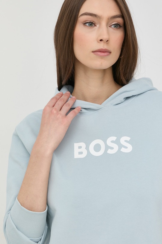BOSS bluza bawełniana 50468367 niebieski 50468367