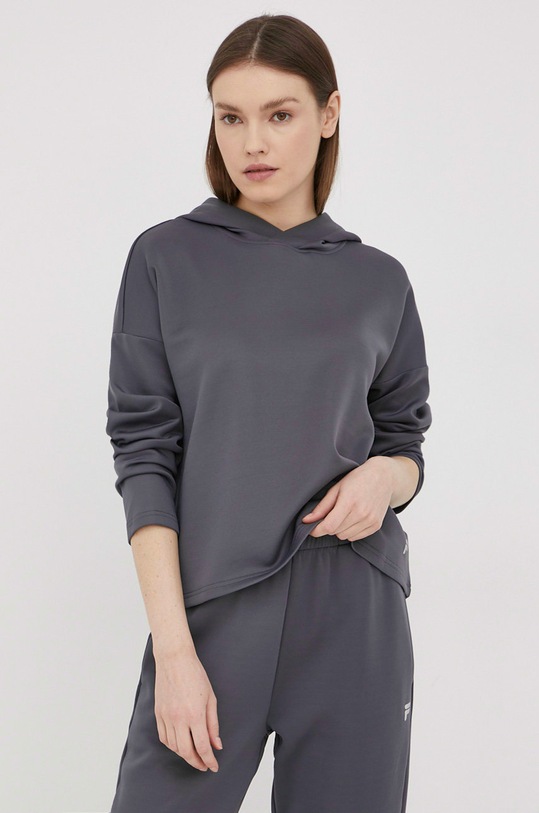 Fila bluza z kapturem szary FAW0086