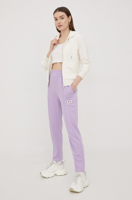 Juicy Couture bluza JCAP176.181 beżowy SS22