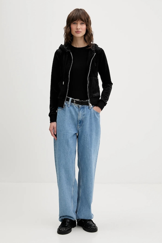 Juicy Couture bluza JCAP176.101 czarny NC25