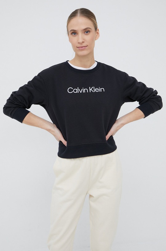 Calvin Klein Performance bluză trening Ck Essentials 00GWS2W312.PPYY negru SS22