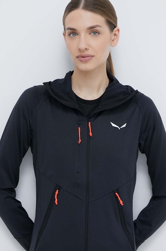 Športová mikina Salewa Agner Hybrid čierna 00.0000027372