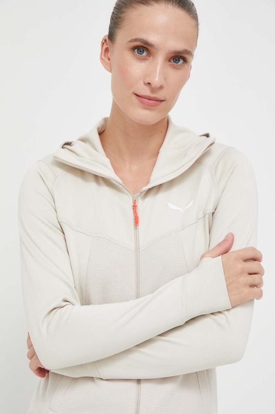 Αθλητική μπλούζα Salewa Puez Hybrid μπεζ 00.0000027389