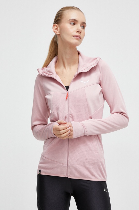 Salewa hanorac Puez Hybrid cu modele roz 00.0000027389