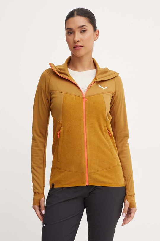 Salewa bluza sportowa Puez Hyb wzorzyste brązowy 00.0000027389