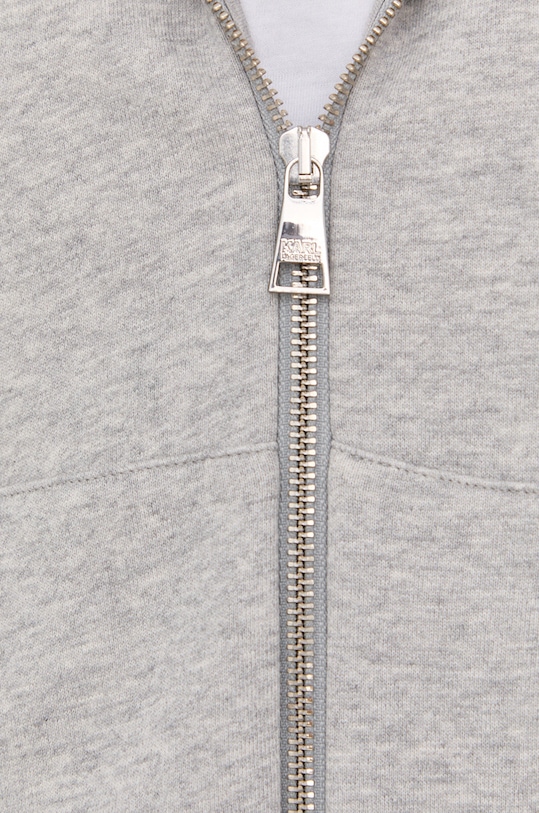 Karl Lagerfeld bluza bawełniana 221W1802 221W1802 szary
