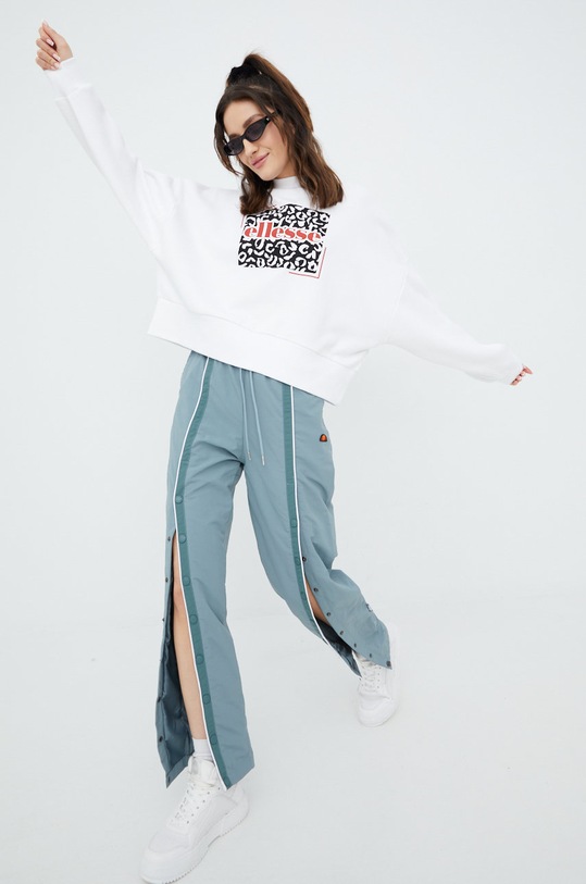 Ellesse bluza print alb SGM14609