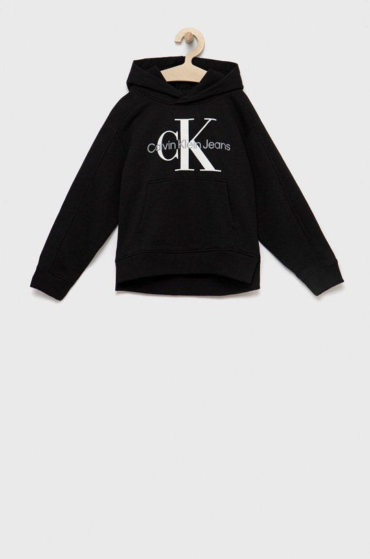 Calvin Klein Jeans bluza dziecięca IG0IG01334.PPYY nadruk czarny IG0IG01334.PPYY