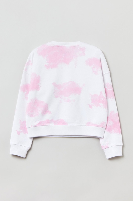 Detská bavlnená mikina OVS 1441635.Girl.10.15years biela SS22