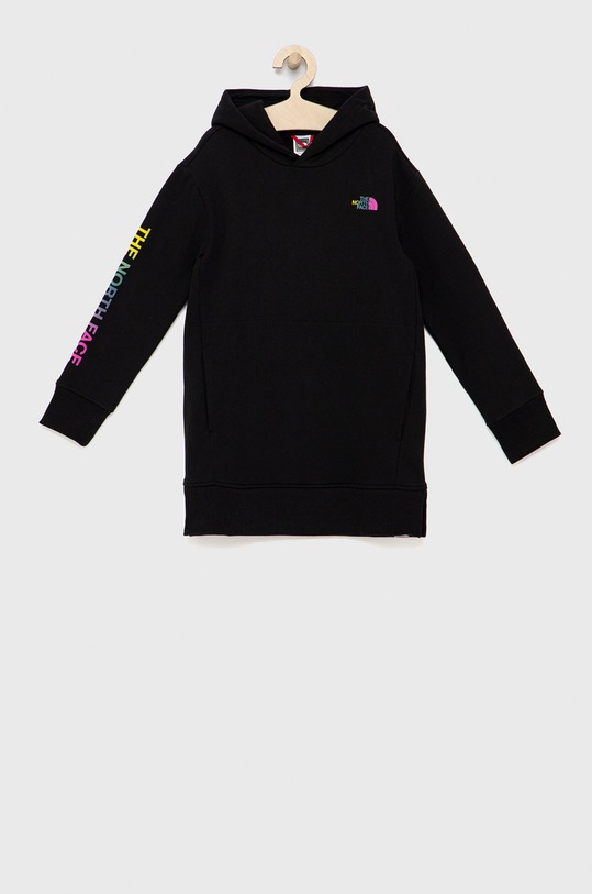 The North Face bluza bawełniana dziecięca nadruk czarny NF0A7R1QWZY1