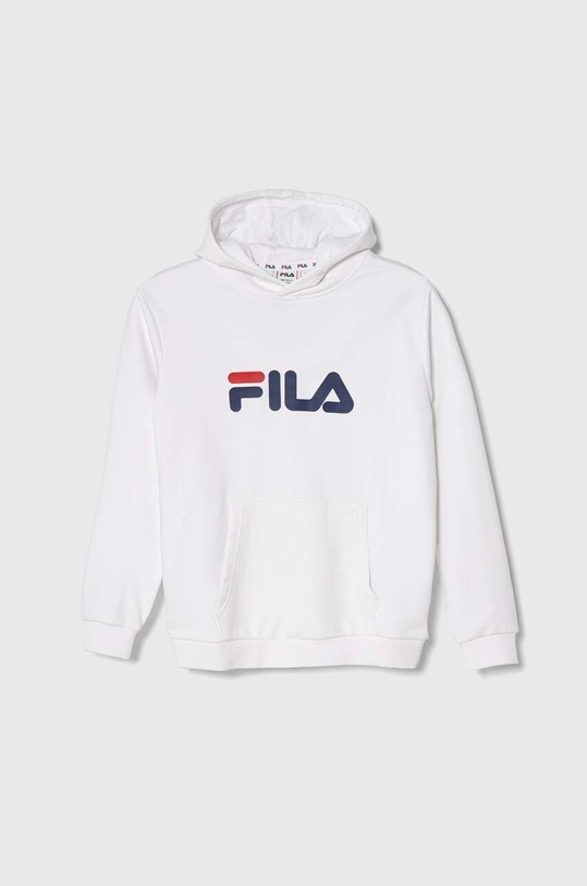 Detská mikina Fila s kapucňou biela FAT0107