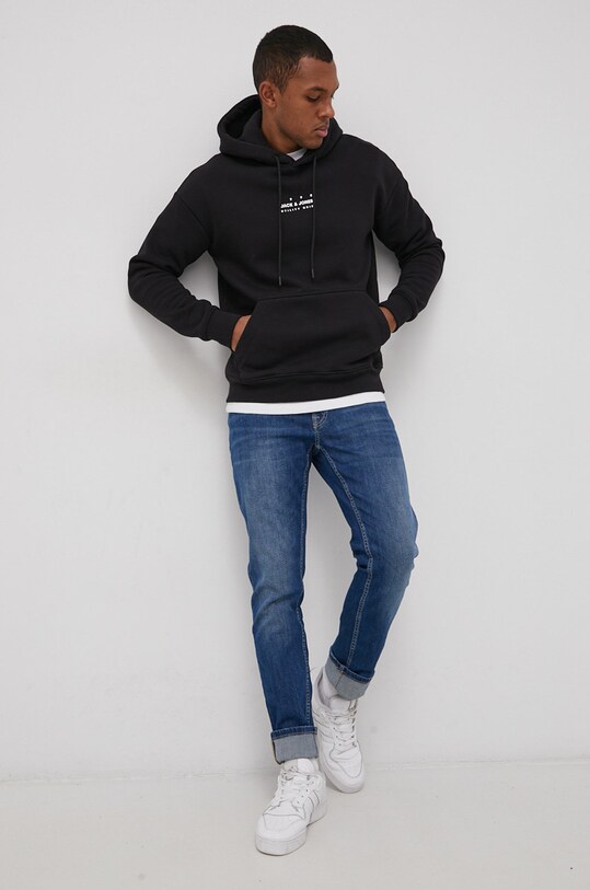 Jack & Jones Bluza 12198137 czarny SS22
