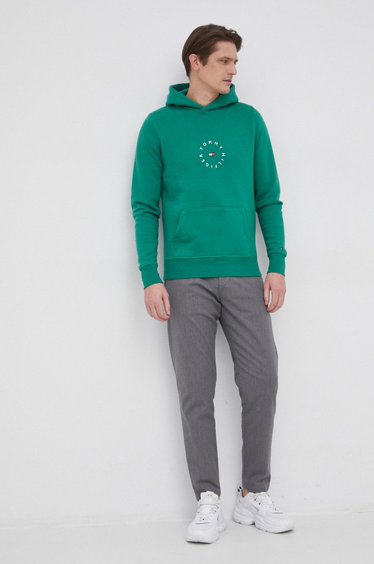 Tommy Hilfiger Bluza MW0MW22116.PPYY zielony SS22