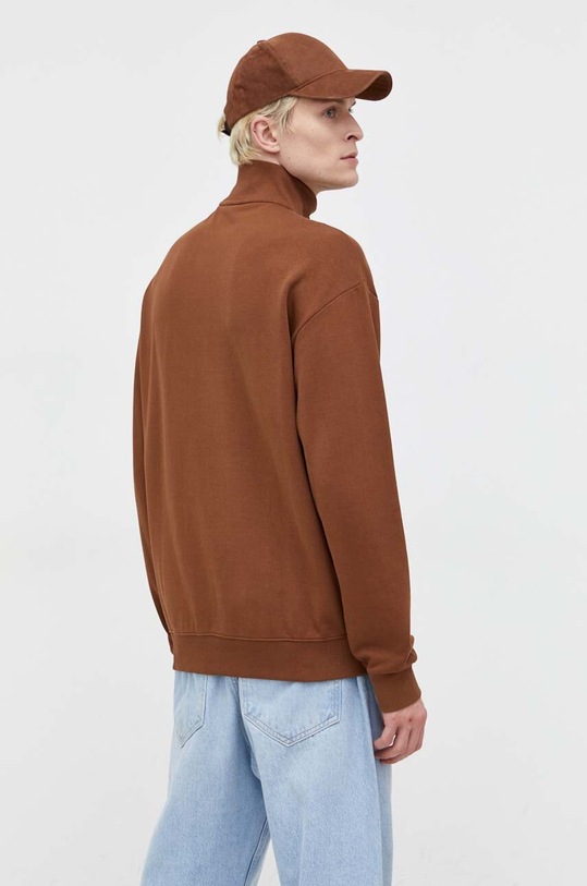 Odzież HUGO bluza bawełniana 50470121 brązowy