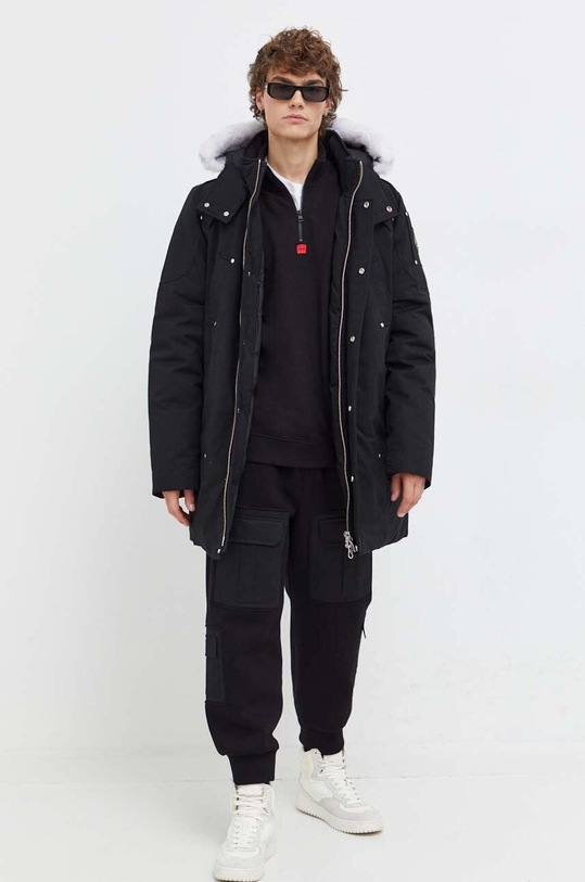HUGO Bluza bawełniana 50470121 50470121 czarny AW23