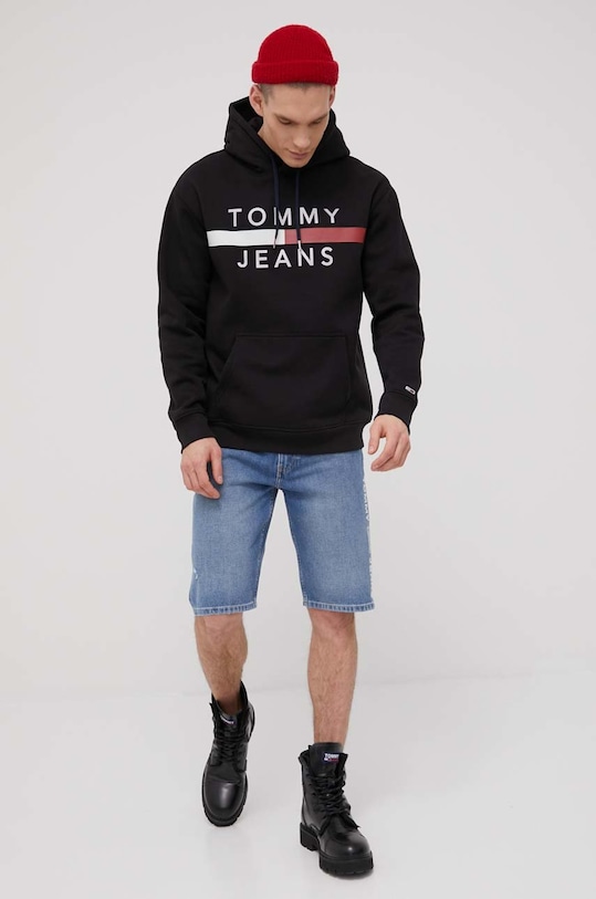 Mikina Tommy Jeans DM0DM07410.PPYY čierna SS22