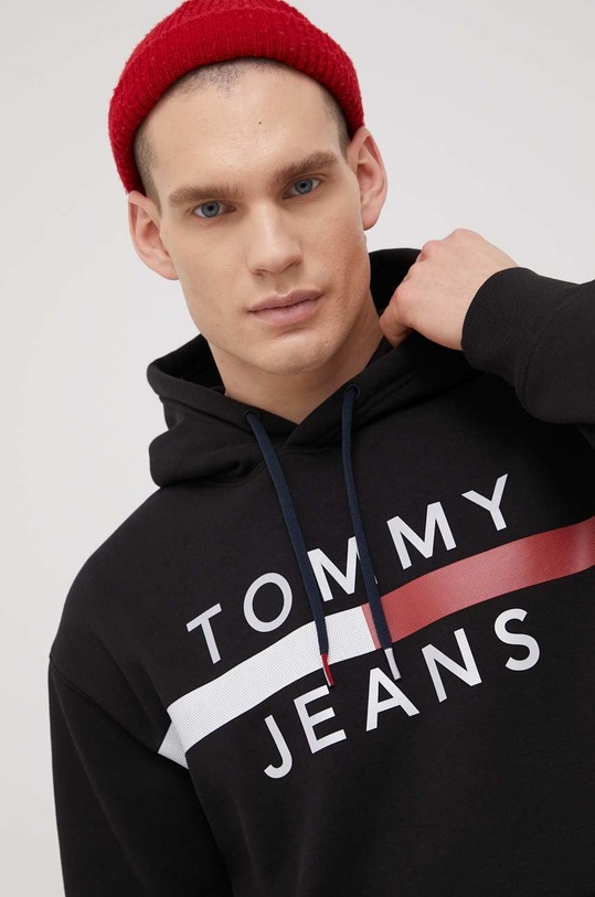 Mikina Tommy Jeans čierna DM0DM07410.PPYY