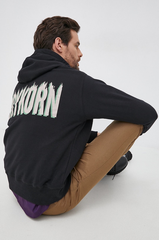Μπλούζα Drykorn με κουκούλα μαύρο 522071.1000