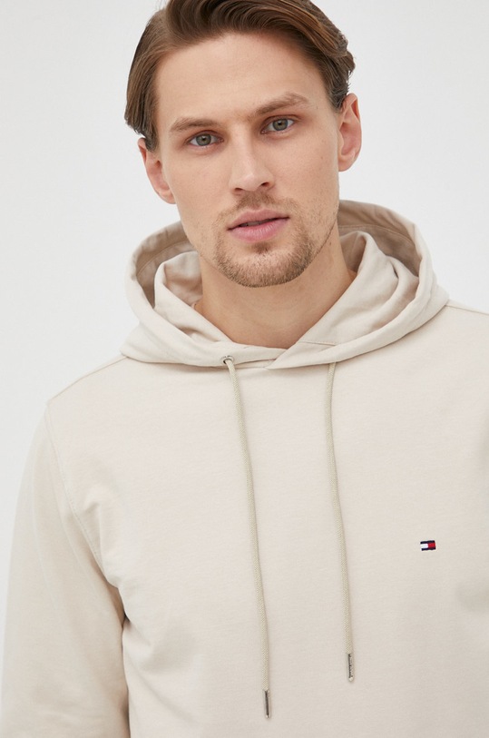 Mikina Tommy Hilfiger 1985 béžová MW0MW24352.PPYY