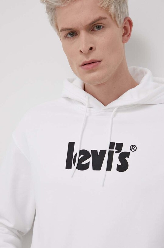 Levi's Hanorac de bumbac alb 38479.0078
