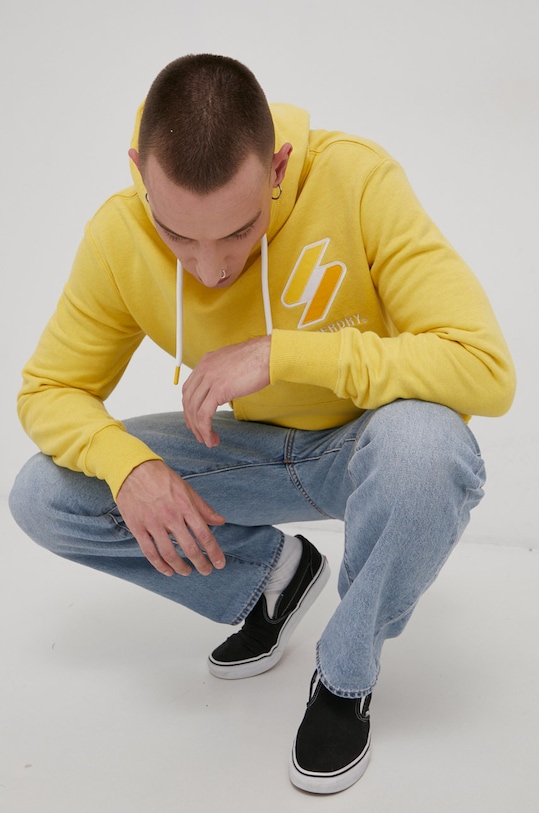 Superdry Bluza żółty M2011534A.6FE