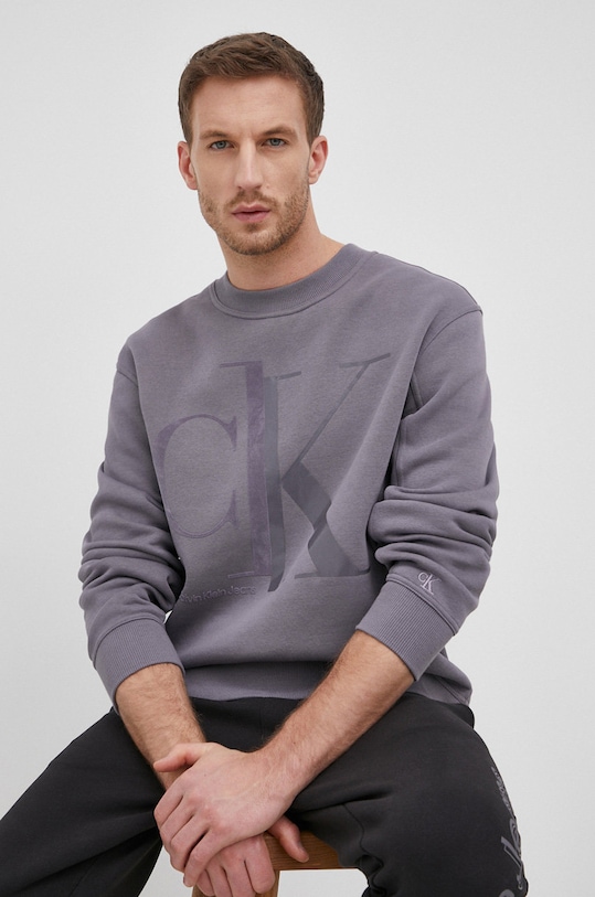 Calvin Klein Jeans Bluza J30J319706.PPYY pozostałe szary J30J319706.PPYY