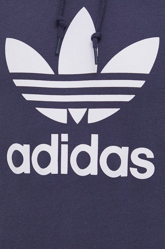 adidas Originals Bluza bawełniana HE9497 HE9497 granatowy